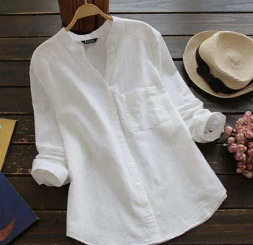 Camisa Casual Mujer Tejido Suave Y Libertad Diario Ana