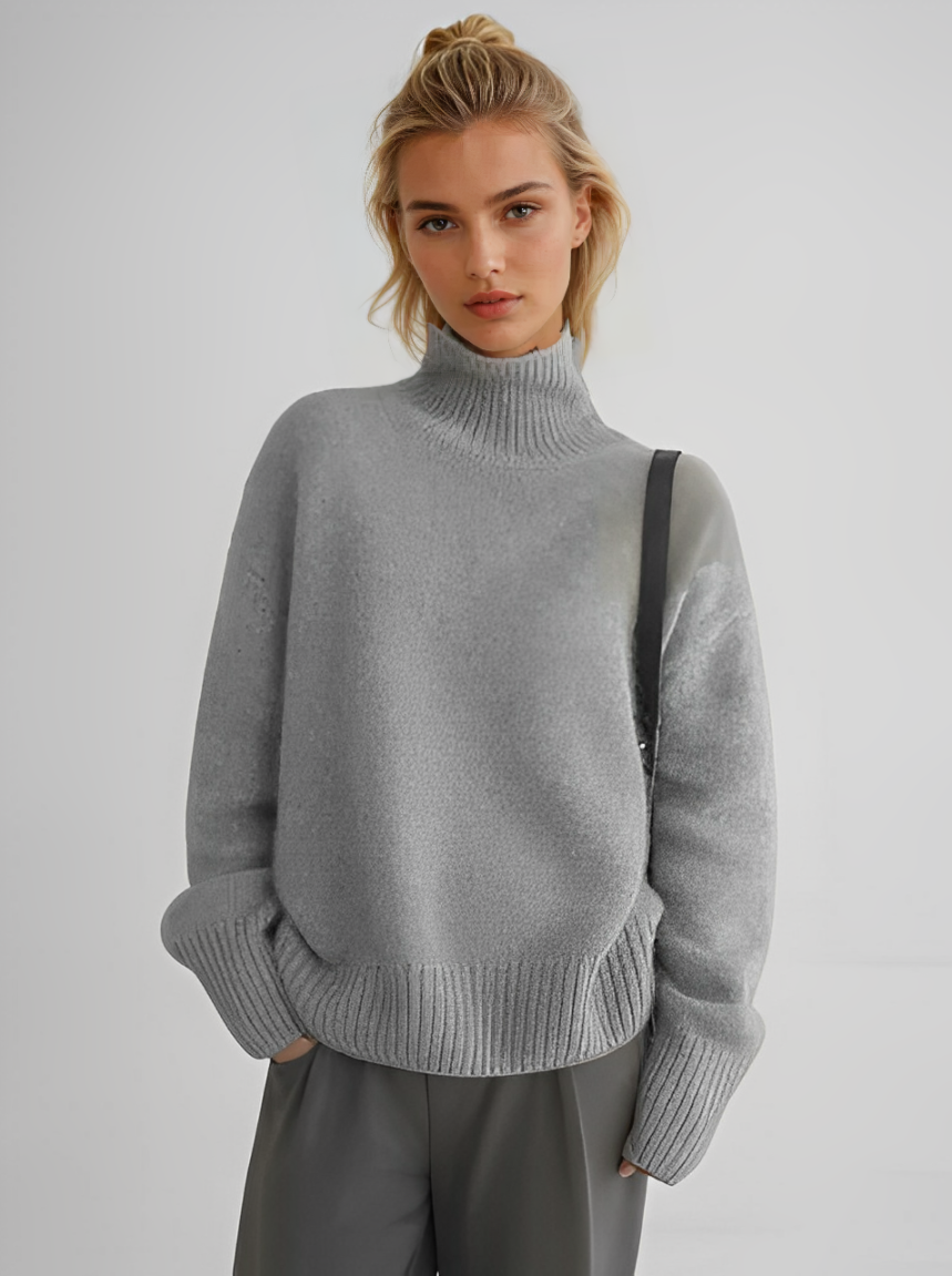Organic Ultra Soft Turtleneck Sweater