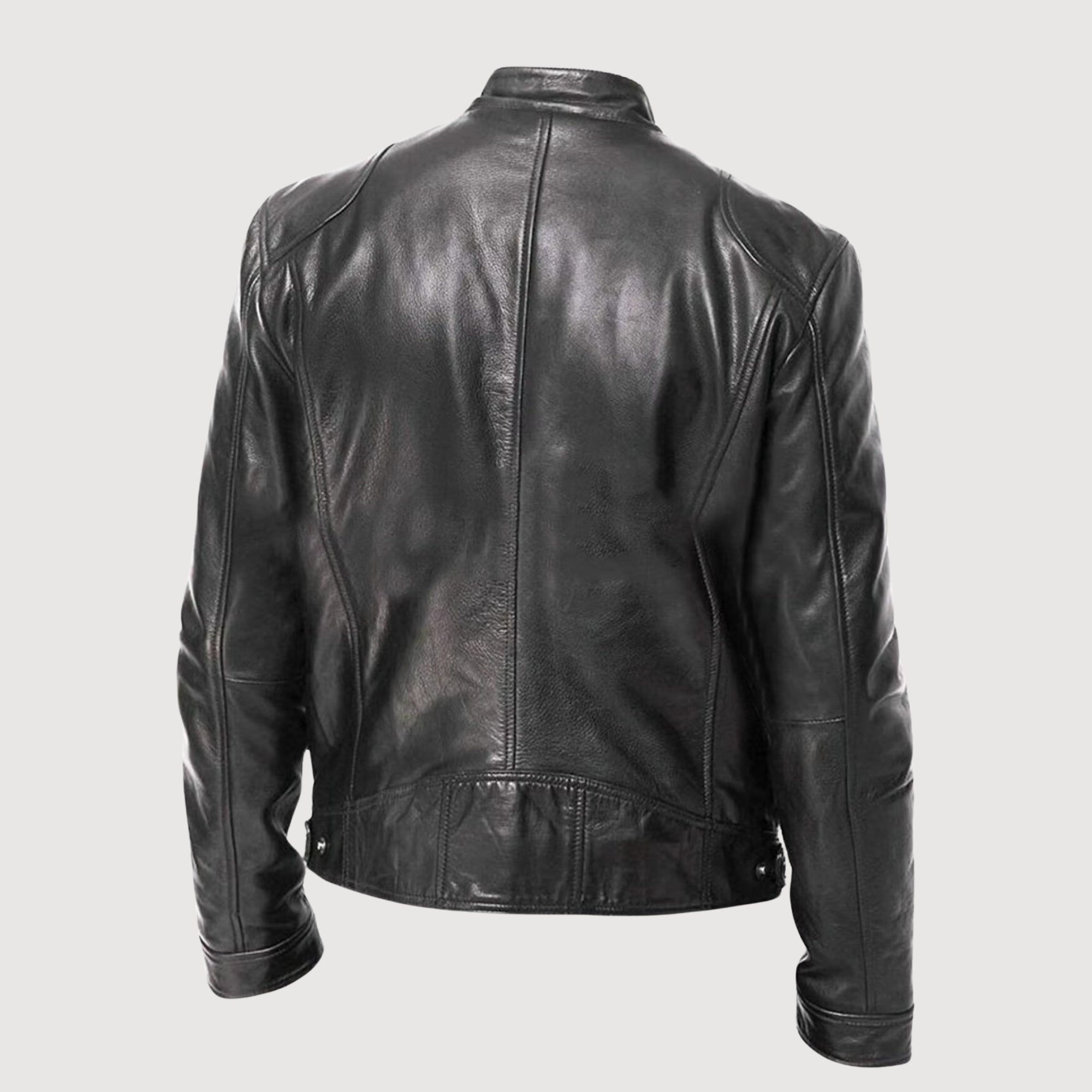 Chaqueta De Cuero Premium Con Estilo Moderno Carlos