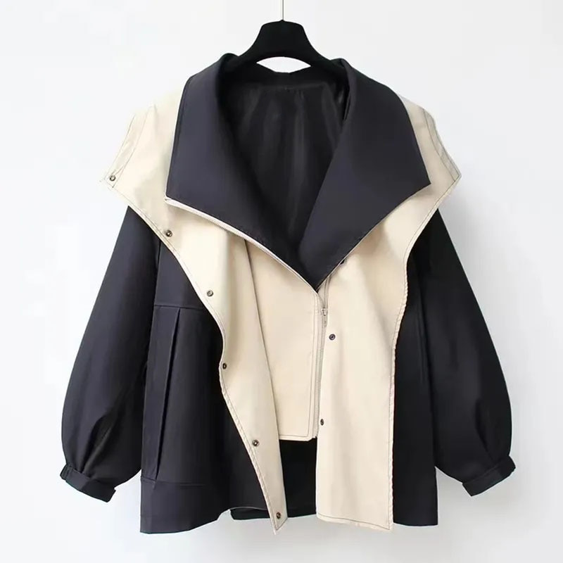 Capa Ligera Impermeable Oversize Capucha Elegante Sofía