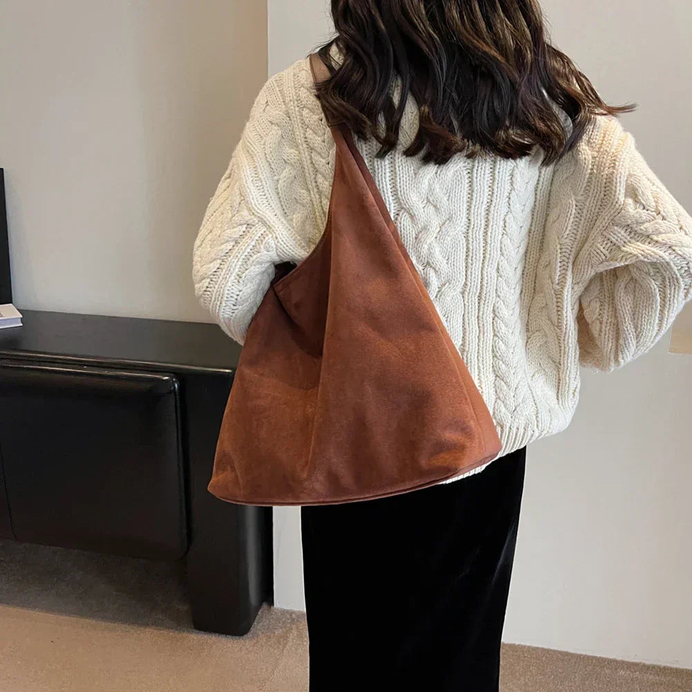 Bolso Tote de Ante Amplio Espacio y Estilo Moderno Carlos