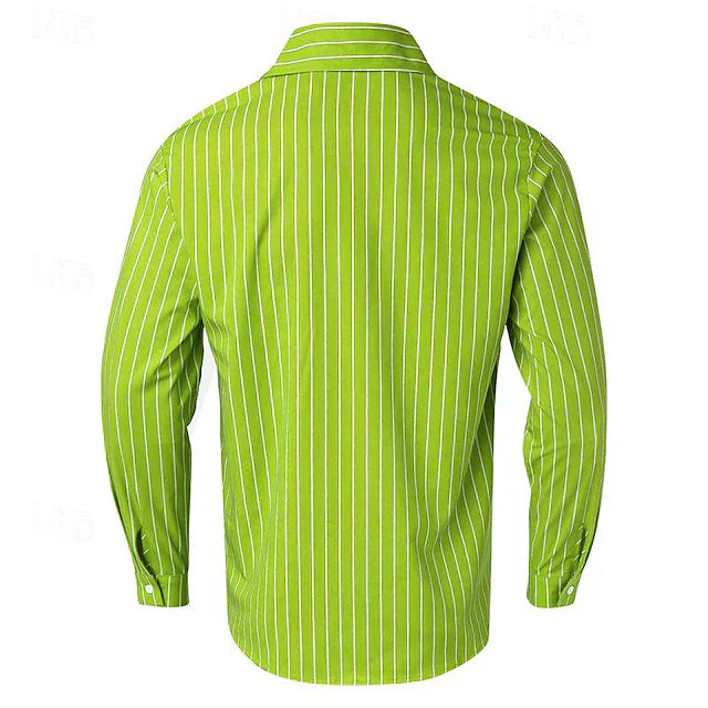 Camisa Rayada De Lujo Tejido Suave Con Detalles Ana