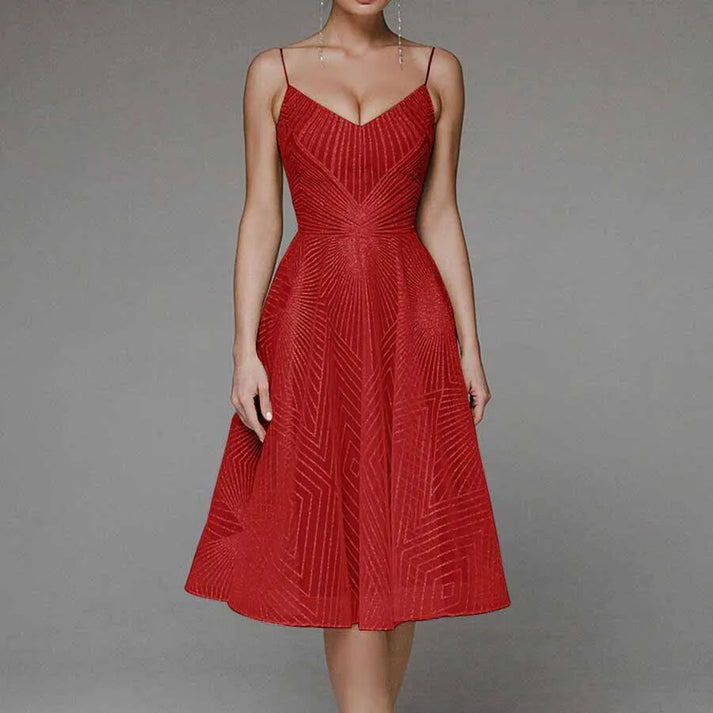 Vestido Espalda Descubierta Elegante de Fiesta Gala Ana