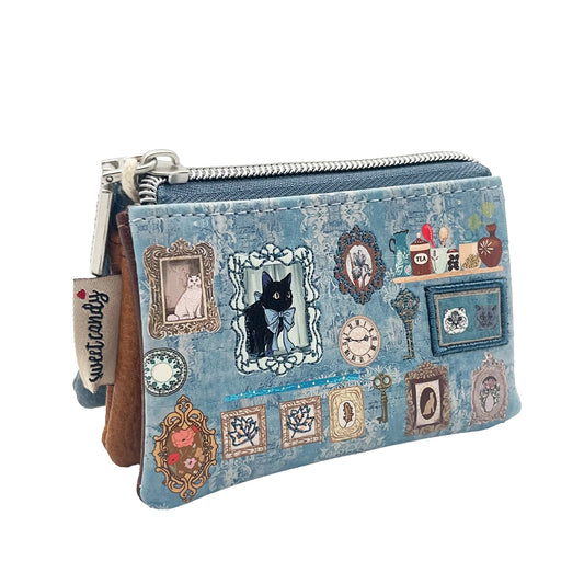 Sweet Candy Cat Wallet Compact Coin Purse For Cat Lovers