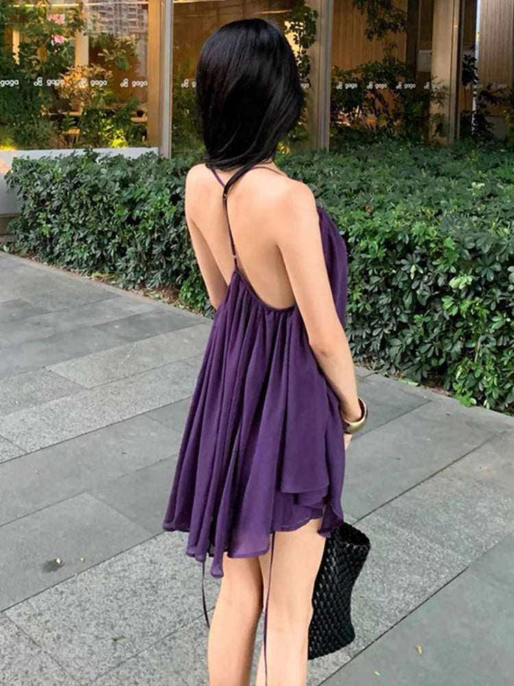 Weird Puss Backless Dress Sexy Mesh Bodycon For Women