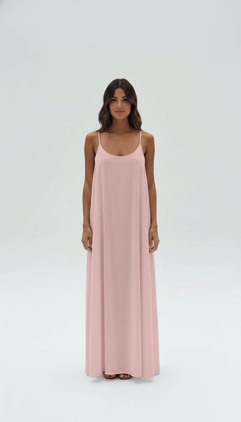 Women’s Casual Backless Summer Dress - Tiffany