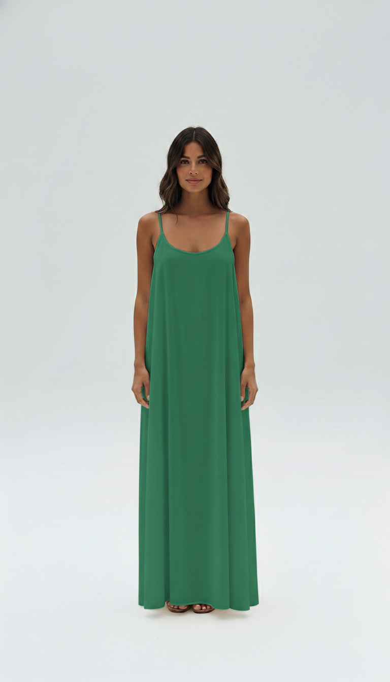 Women’s Casual Backless Summer Dress - Tiffany