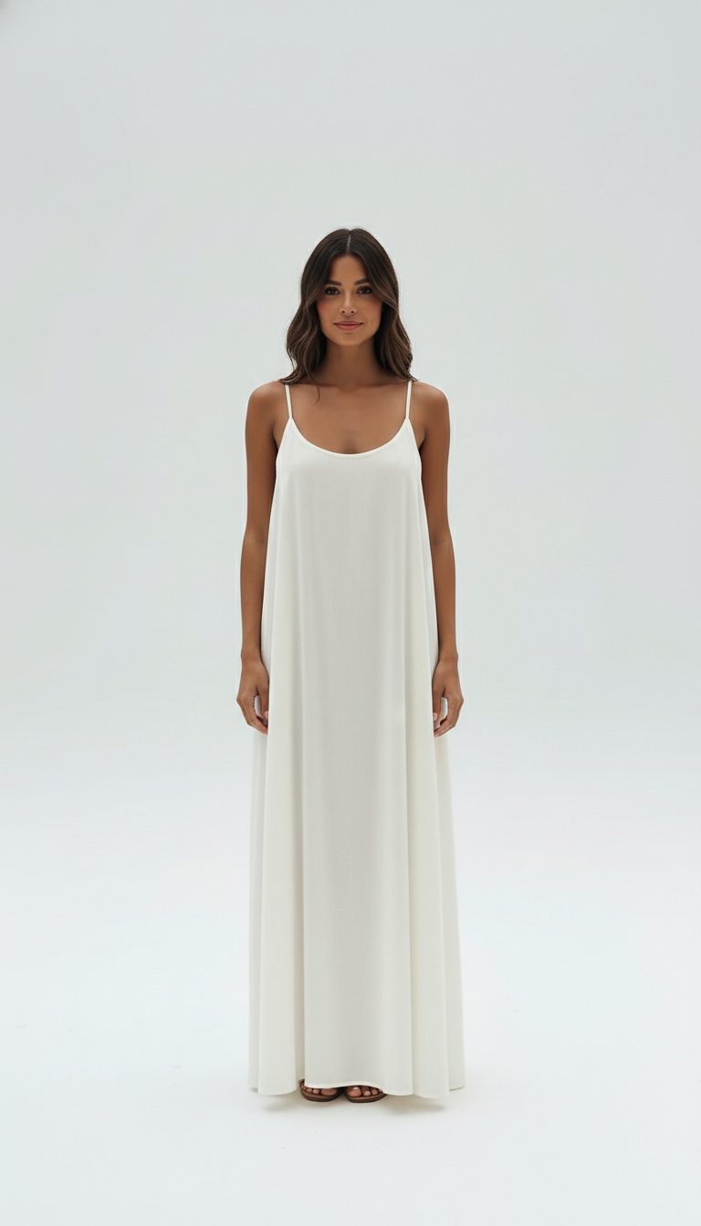 Women’s Casual Backless Summer Dress - Tiffany