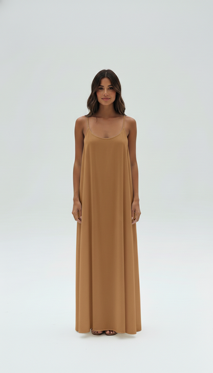 Women’s Casual Backless Summer Dress - Tiffany