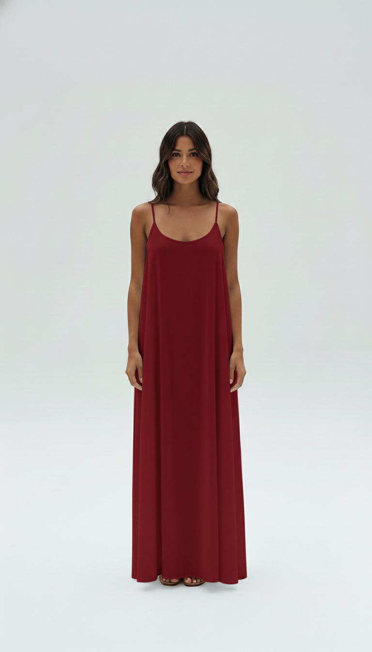 Women’s Casual Backless Summer Dress - Tiffany