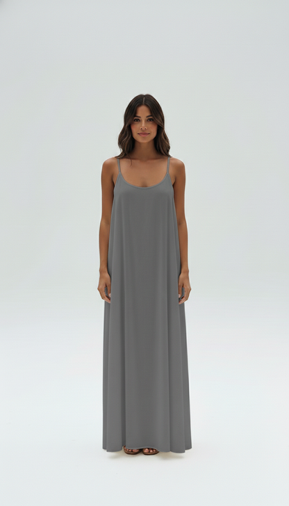 Women’s Casual Backless Summer Dress - Tiffany