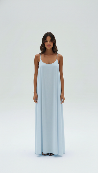 Women’s Casual Backless Summer Dress - Tiffany