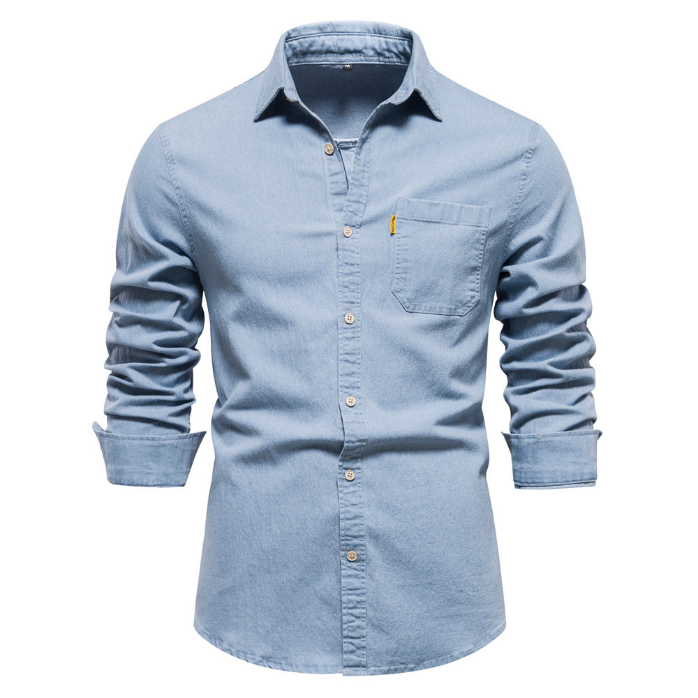 Camisa Vaquera Denim Moderna Con Ajuste Casual Juan