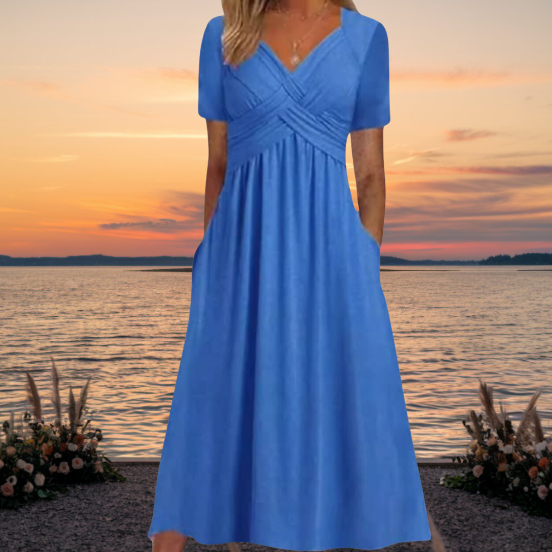 Vestido Elegante Silueta Esbelta Cintura Perfecta Miguel