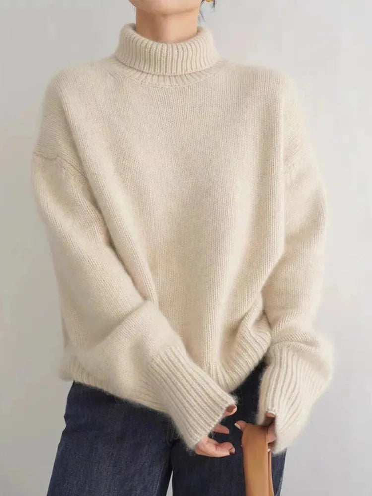 Suéter Cuello Alto Ultra Suave Calidez Estilo Moderno Juan