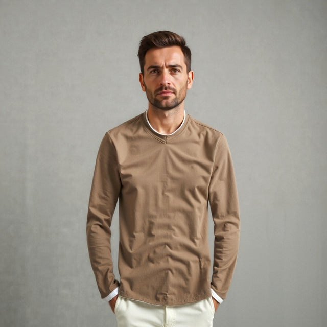 Camisa Japonesa Para Hombre Estilo Refinado Leon Luis