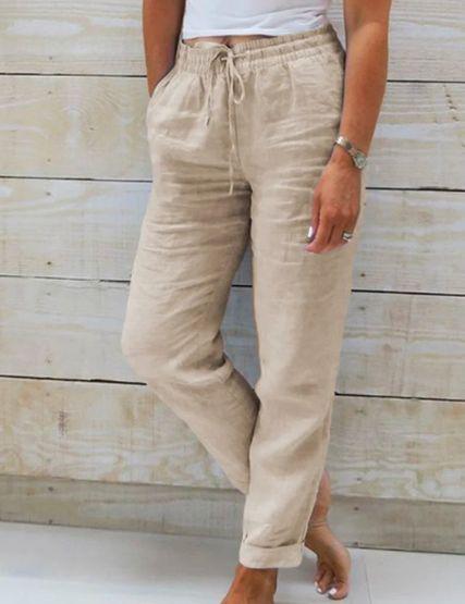 Pantalón Esteralda Cintura Elástica Comodidad Ligera Ana
