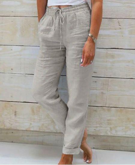 Pantalón Esteralda Cintura Elástica Comodidad Ligera Ana