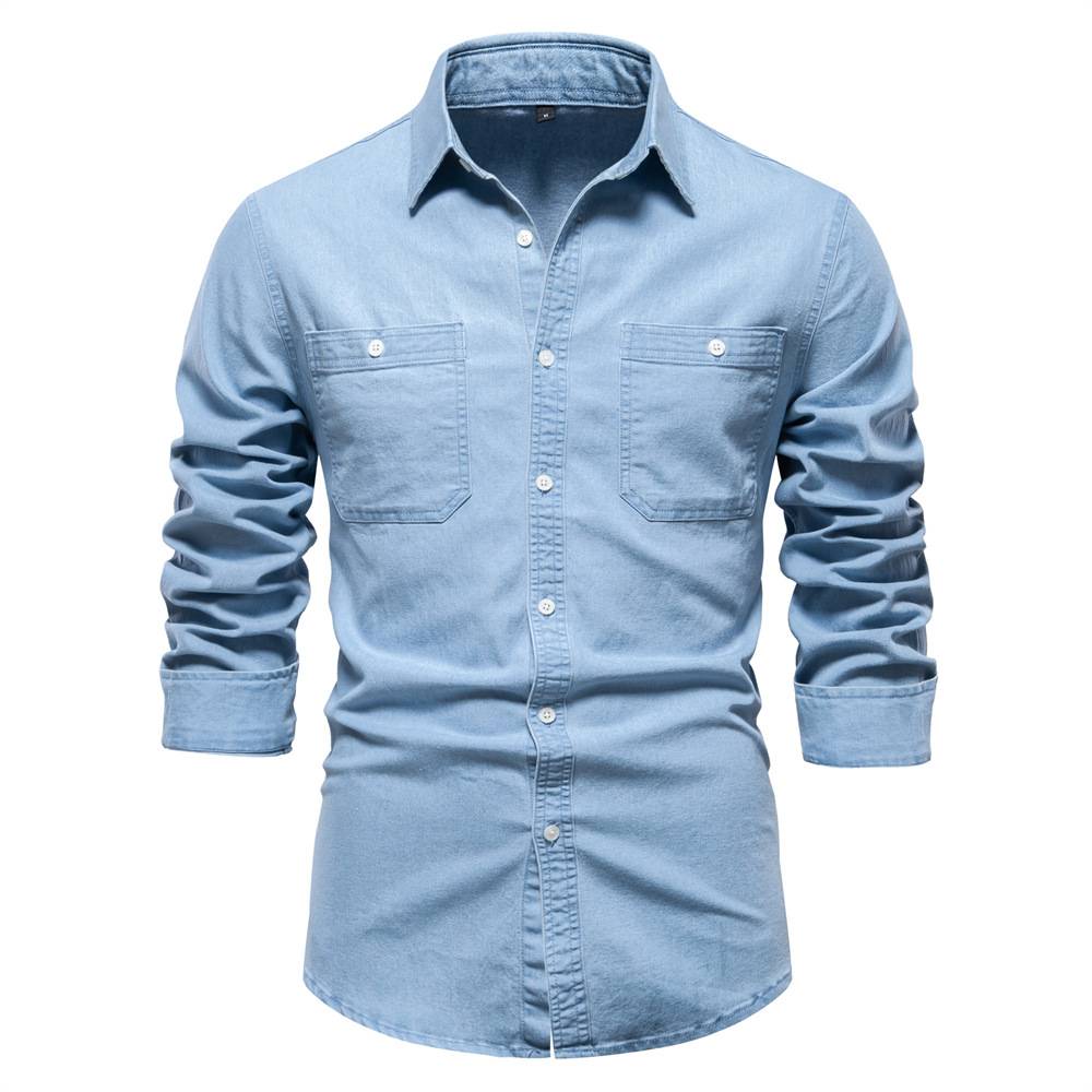 Camisa Vaquera Denim Moderna Con Ajuste Casual Juan