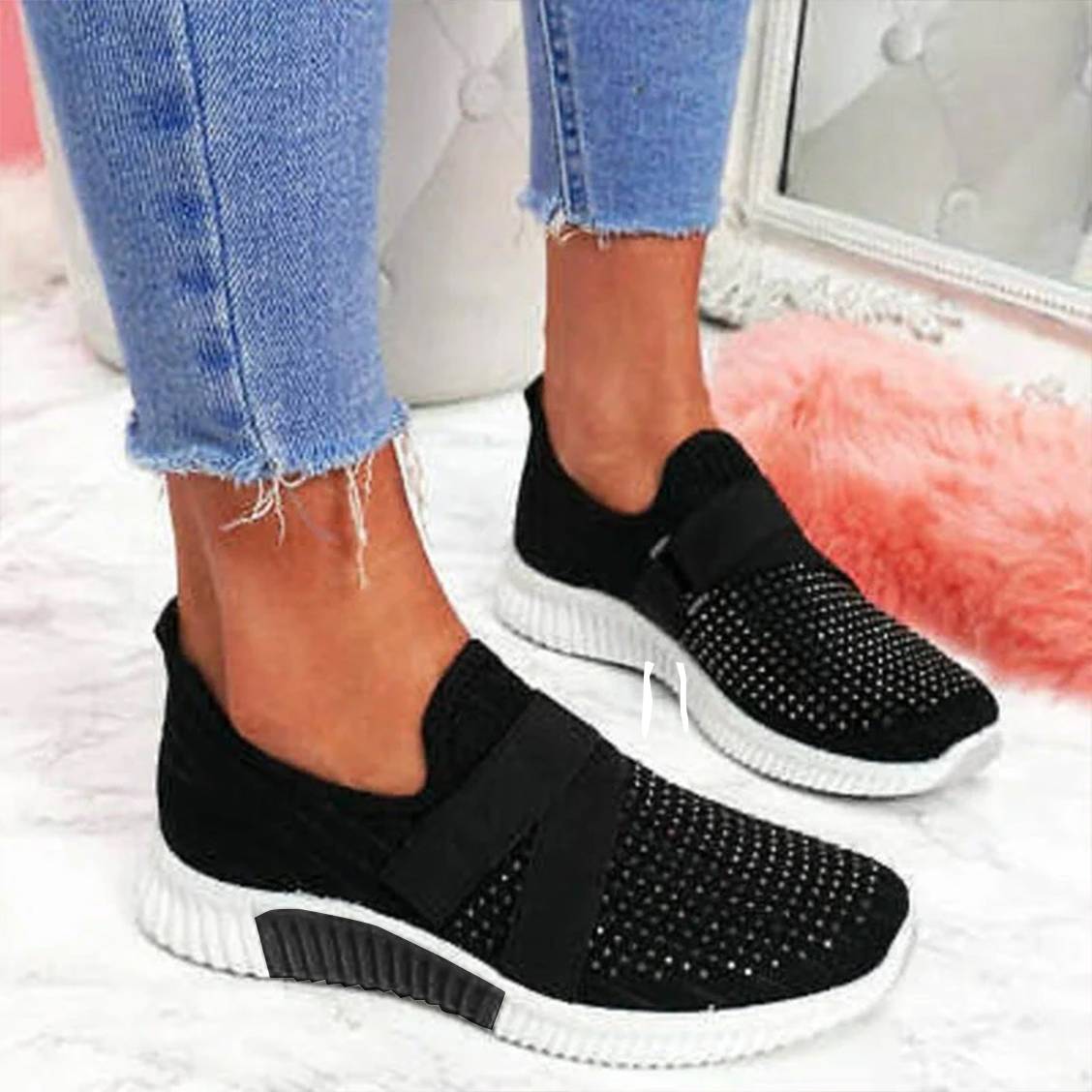Zapatos Ortopédicos Crystal Con Soporte Del Arco María