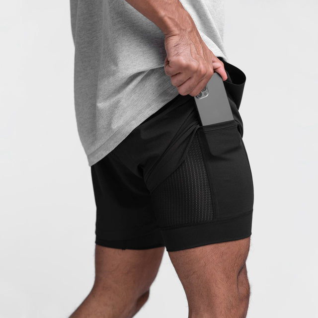 Shorts De Fitness Con Forro Interior Elástico Miguel