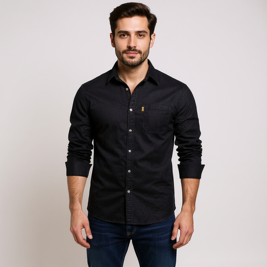 Camisa Vaquera Denim Moderna Con Ajuste Casual Juan