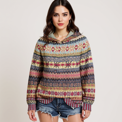 Womens Winter Hoodie Camila Printed Thermal