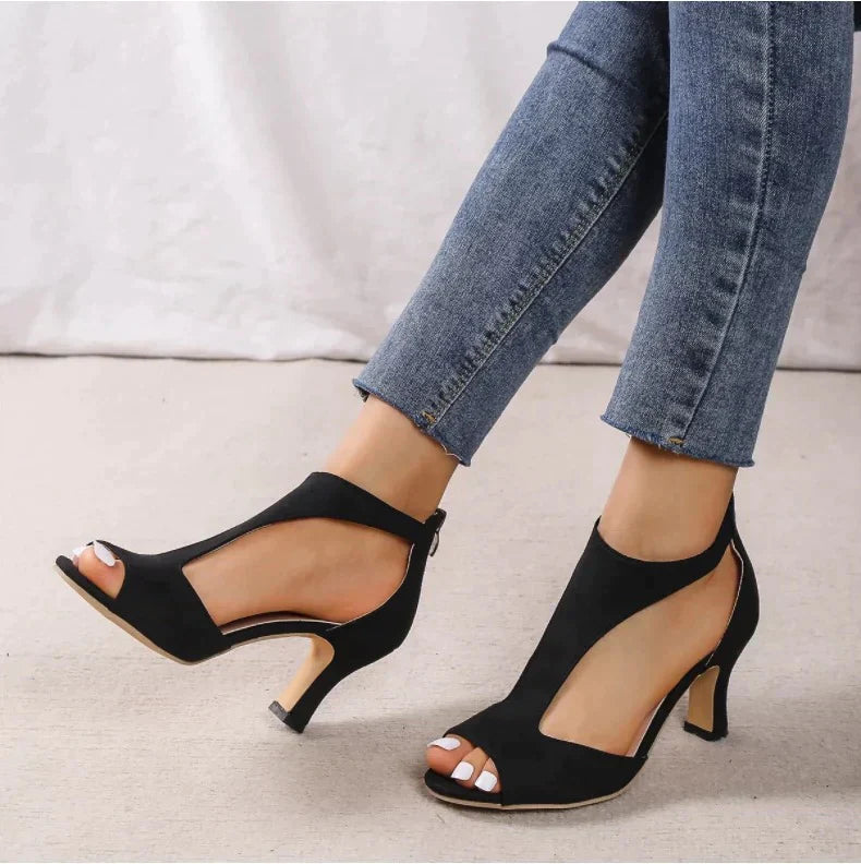 Zapatos Tacón Cuero Con Amortiguación Confort Carlos