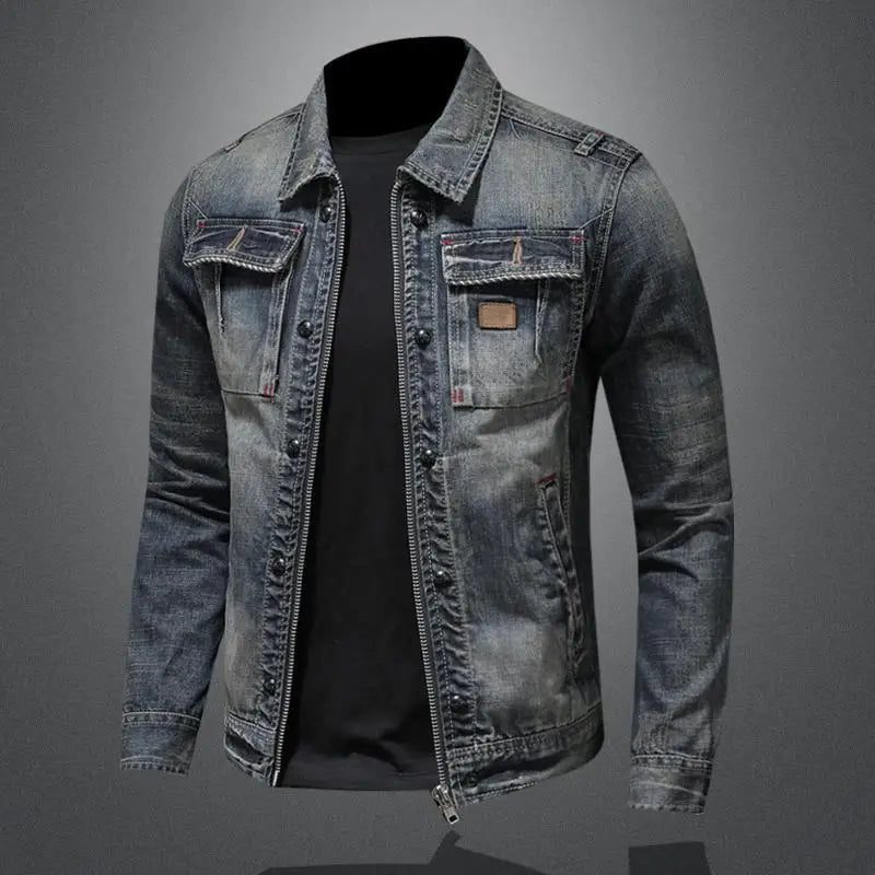 Chaqueta Vaquera Vintage CARL Retro Denim Con Estilo Ana