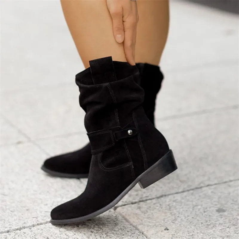 Botines de Gamuza Impermeables con Suela Antideslizante Ana