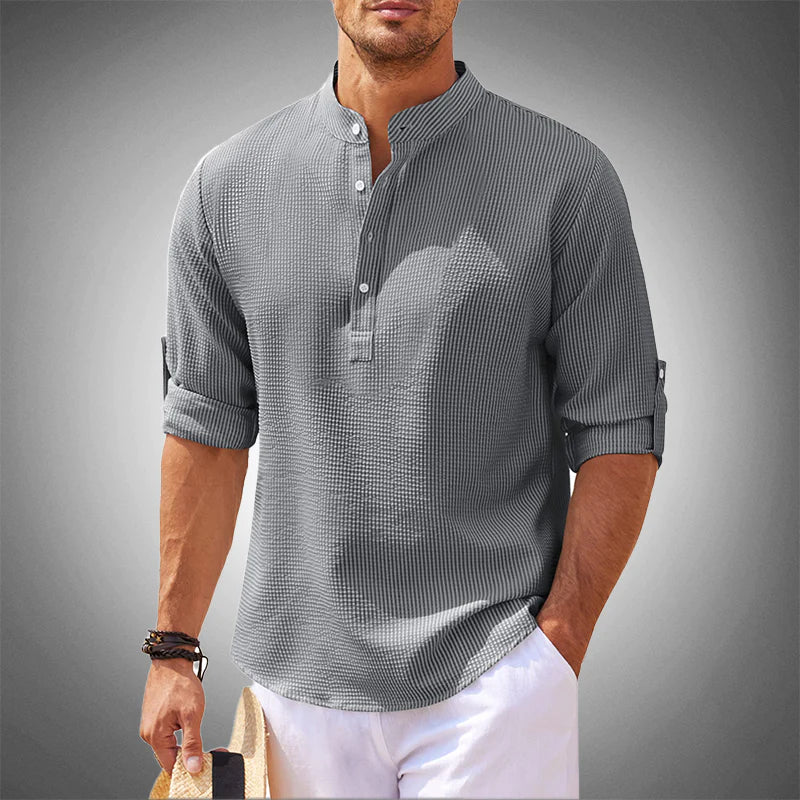 Camisa Elegante Hombre Cómodo Müller Estilo Moderno Miguel