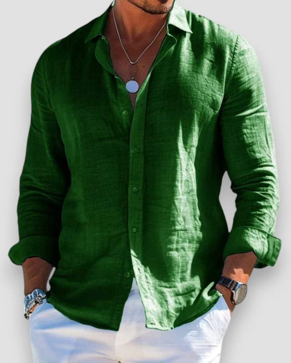 Camisa Hombre Premium Transpirable Con Estilo Urbano Juan