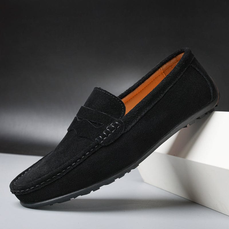 Mocasines De Gamuza Con Plantilla Acolchada Lujo Diego