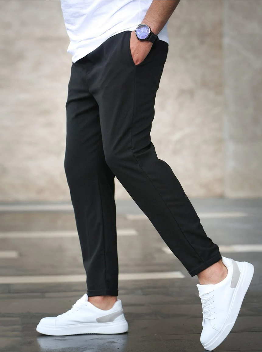 Pantalón Stretch Con Cordón Moderno Y Cómodo Atlético Mateo