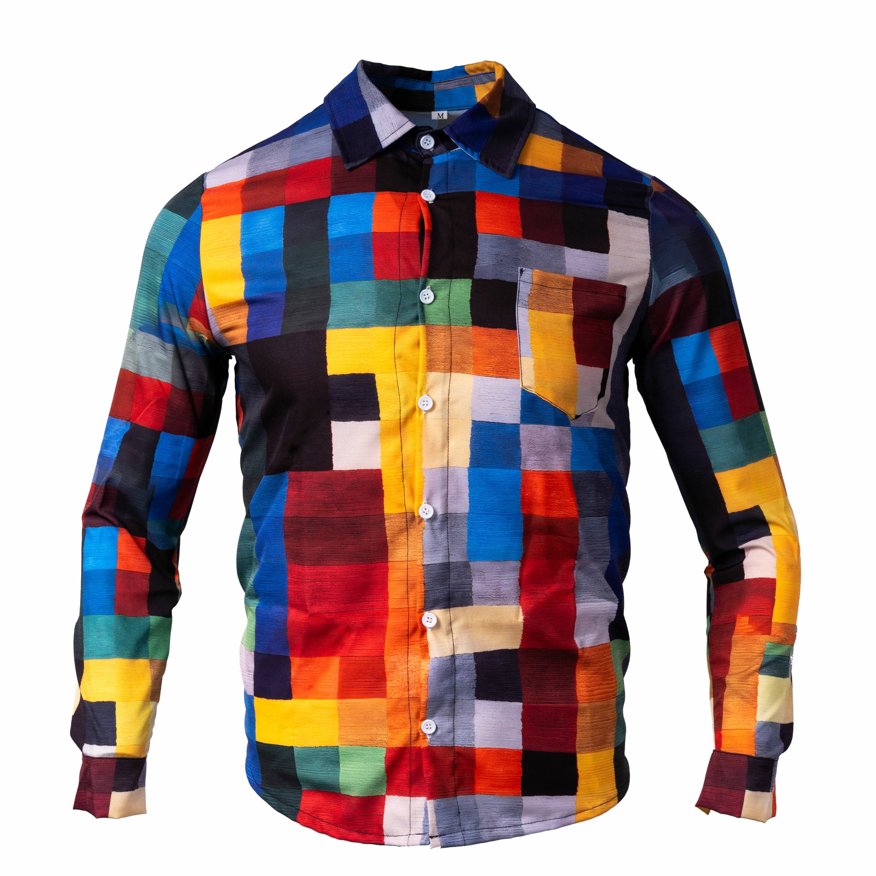 Camisa Unisex Cuadros Multicolor Confort Y Estilo Alejandro