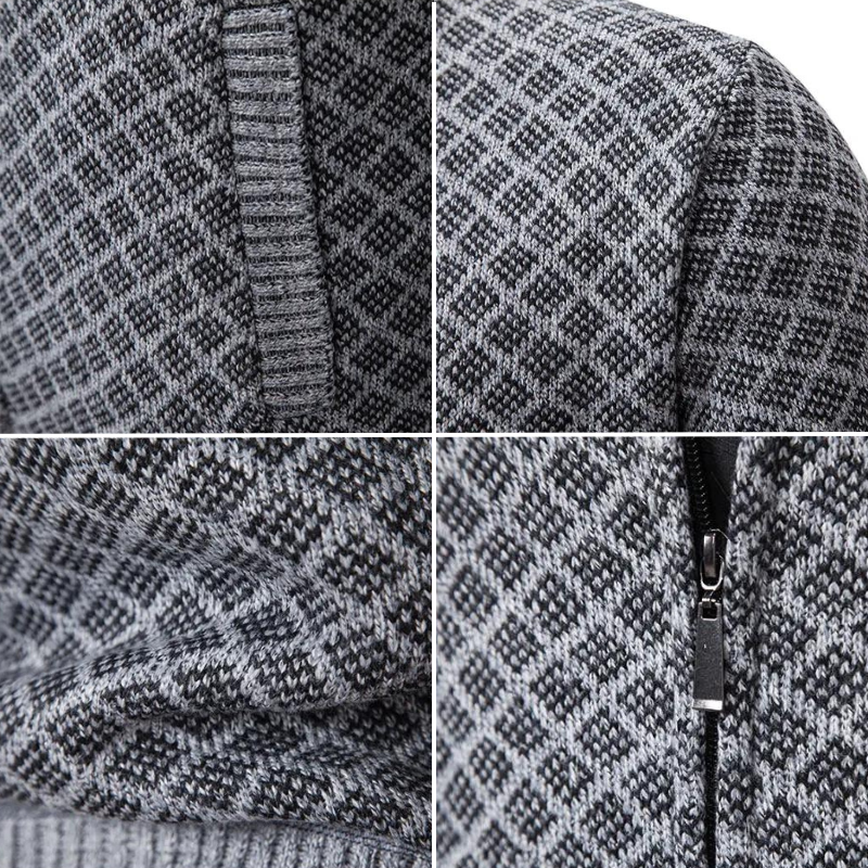 Pullover Jacquard de Punto Suave Lujo Remy Doir Carlos