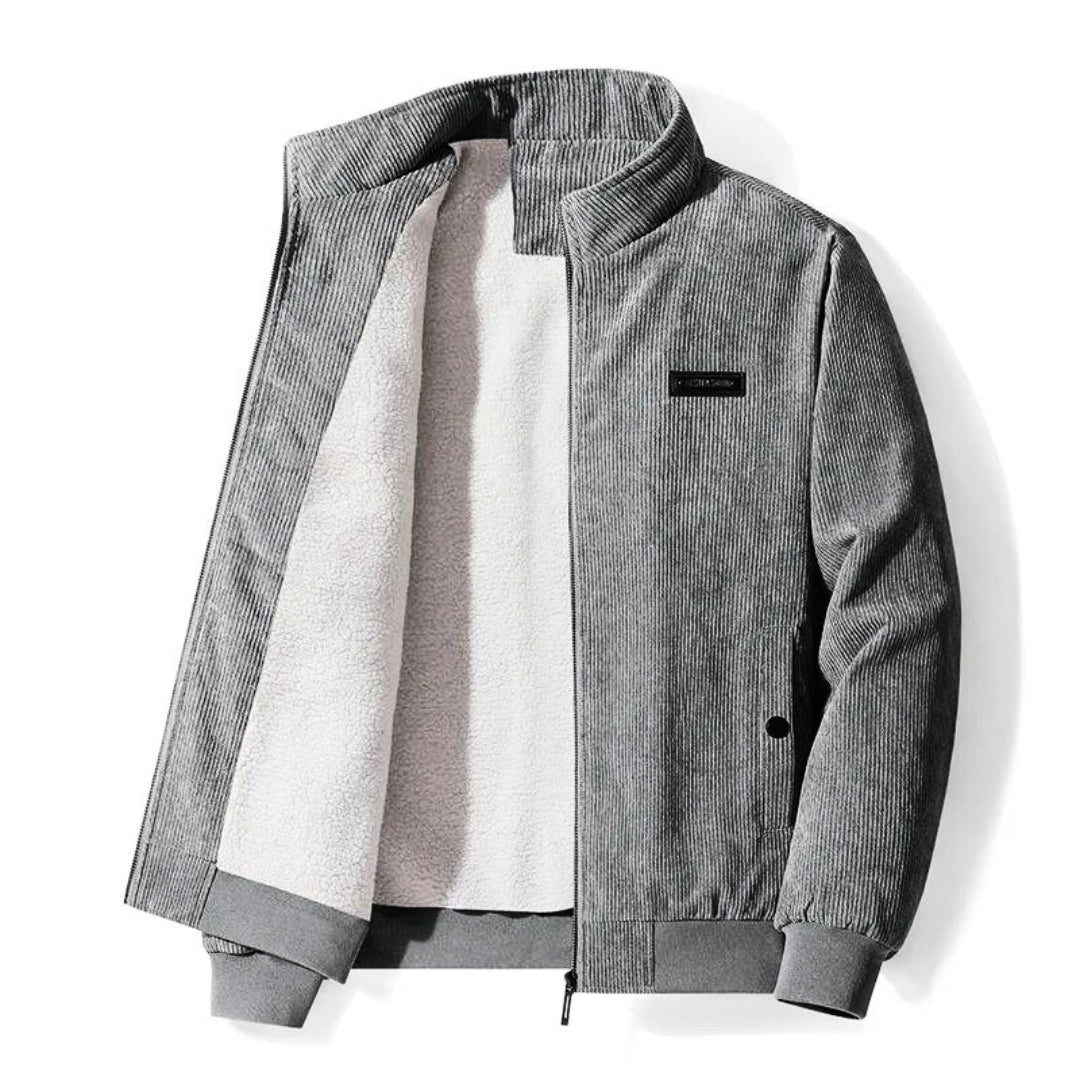 Chaqueta Vintage De Pana Con Forro De Felpa Suave Ana