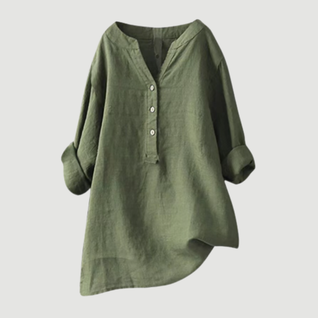 Camisa De Lino Premium Ligera Y Transpirable Fresca Luis