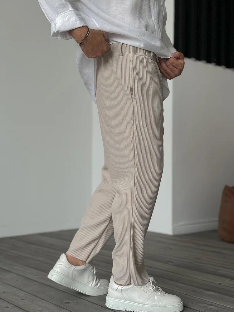 Pantalón Lujo Hombre Comodidad Superior Tejido Suave Carlos