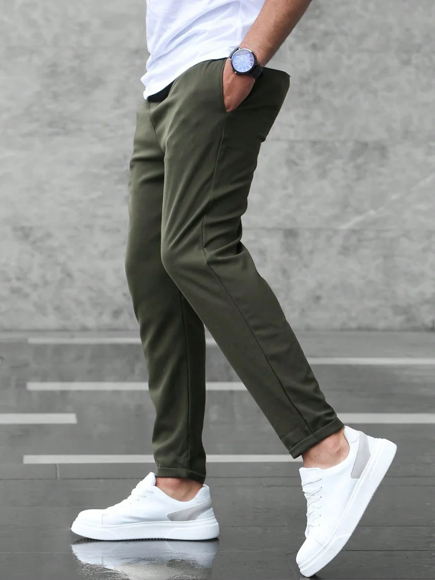 Pantalón Stretch Con Cordón Moderno Y Cómodo Atlético Mateo