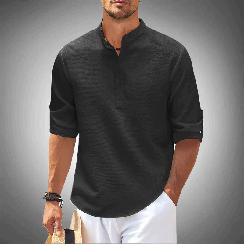 Camisa Elegante Hombre Cómodo Müller Estilo Moderno Miguel