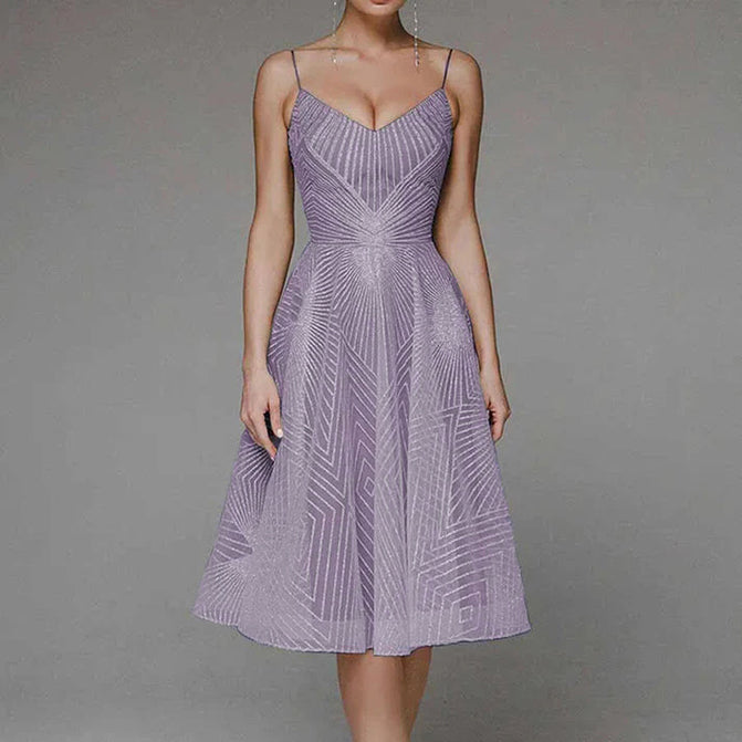 Vestido Espalda Descubierta Elegante de Fiesta Gala Ana