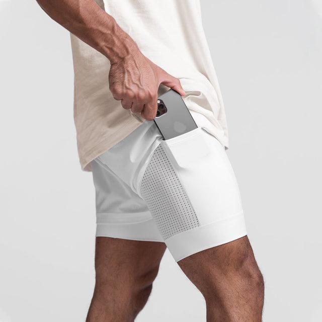Shorts De Fitness Con Forro Interior Elástico Miguel